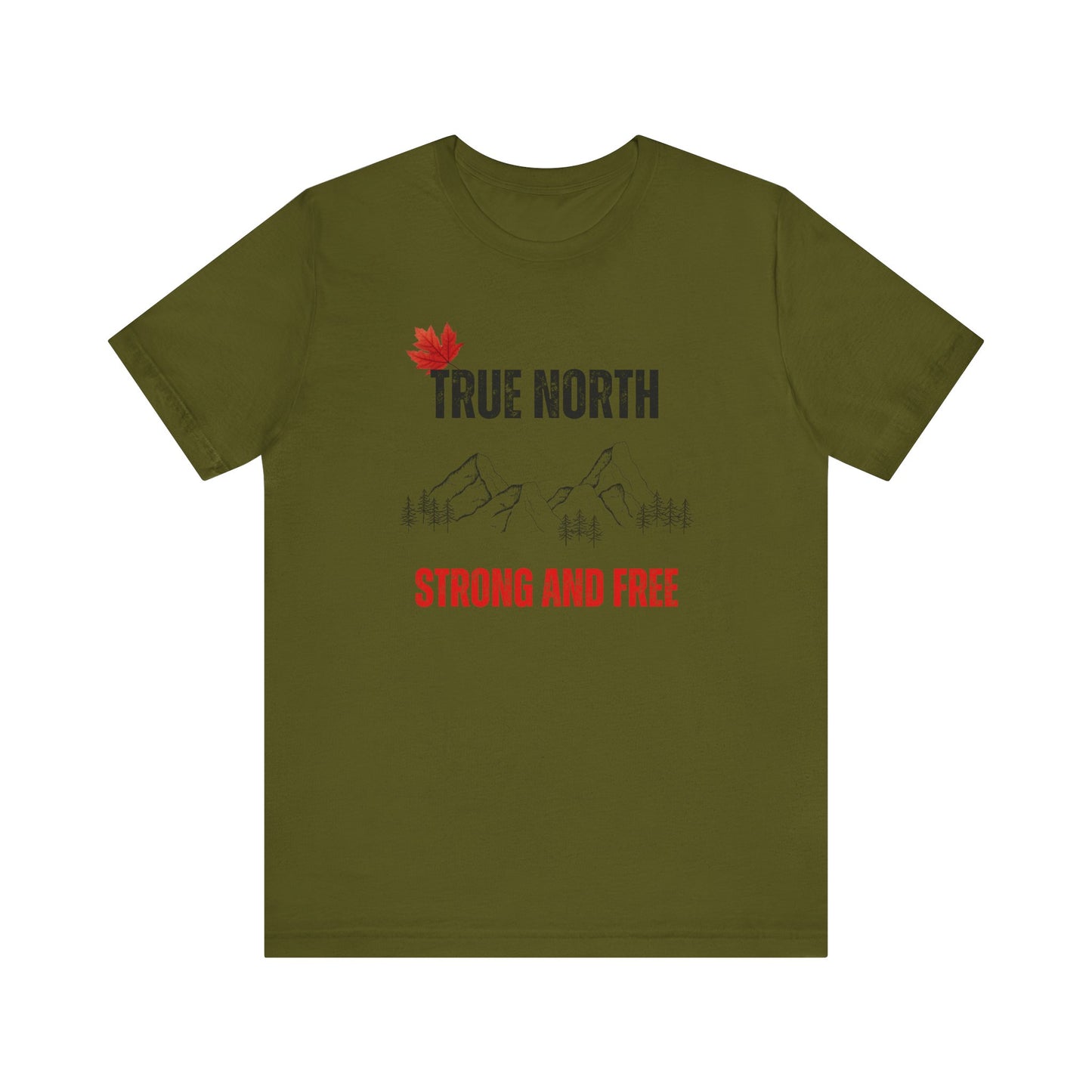 "True North Strong and Free" t-shirt