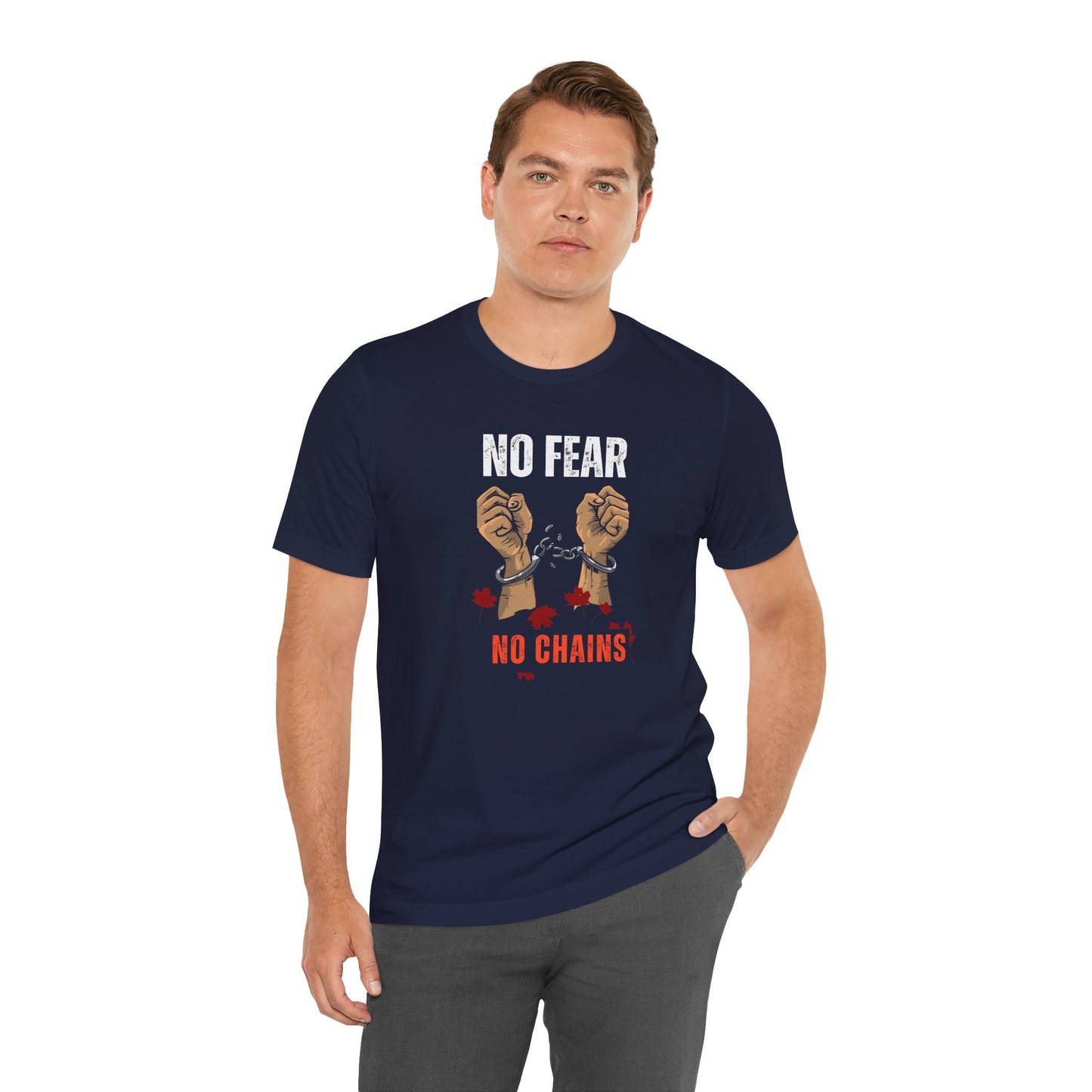 CANADA "No Fear, No Chains" unisex adult T-Shirt