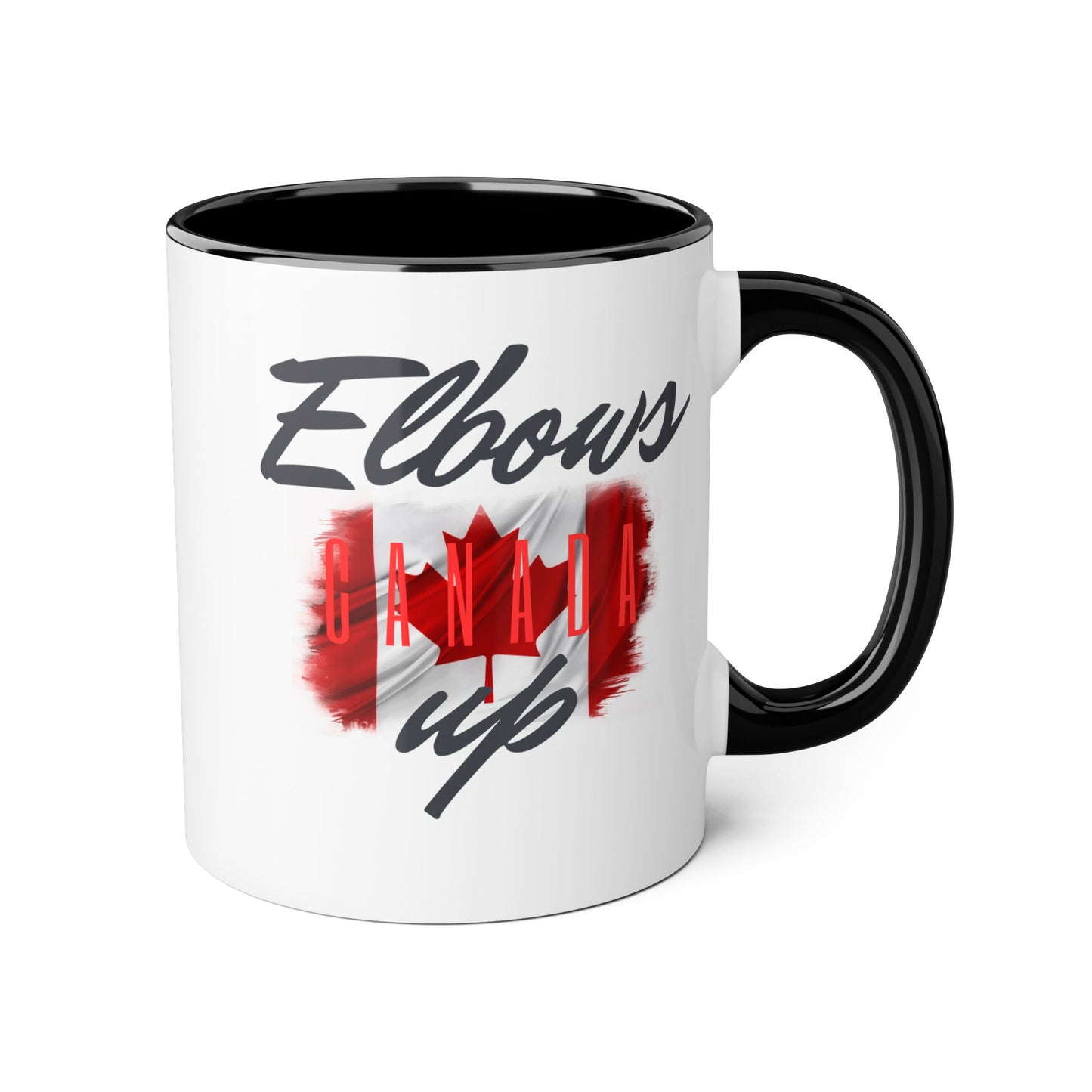 "Canada Elbows Up" Ceramic Coffee Cup