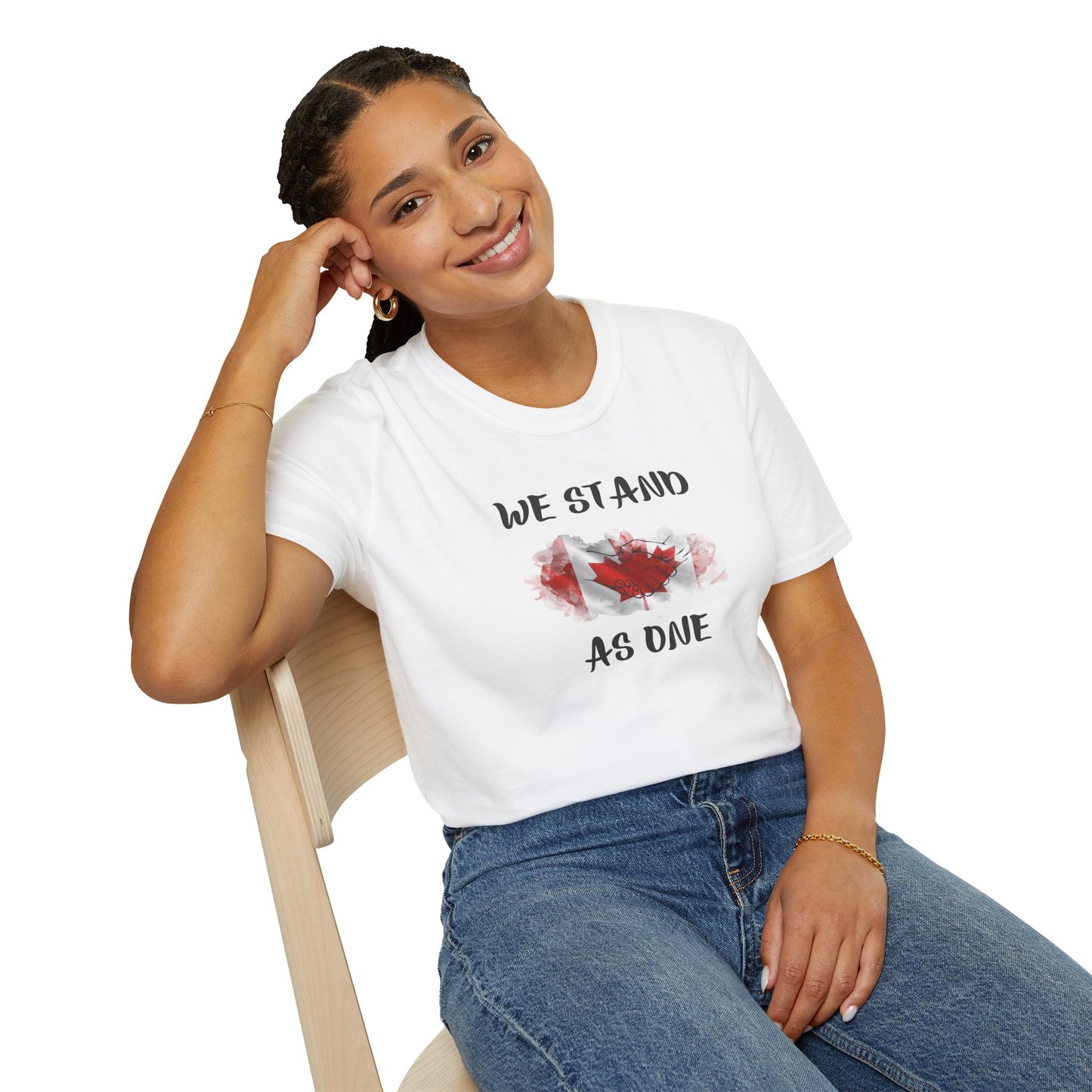 CANADA "We Stand As One " unisex adult T-Shirt