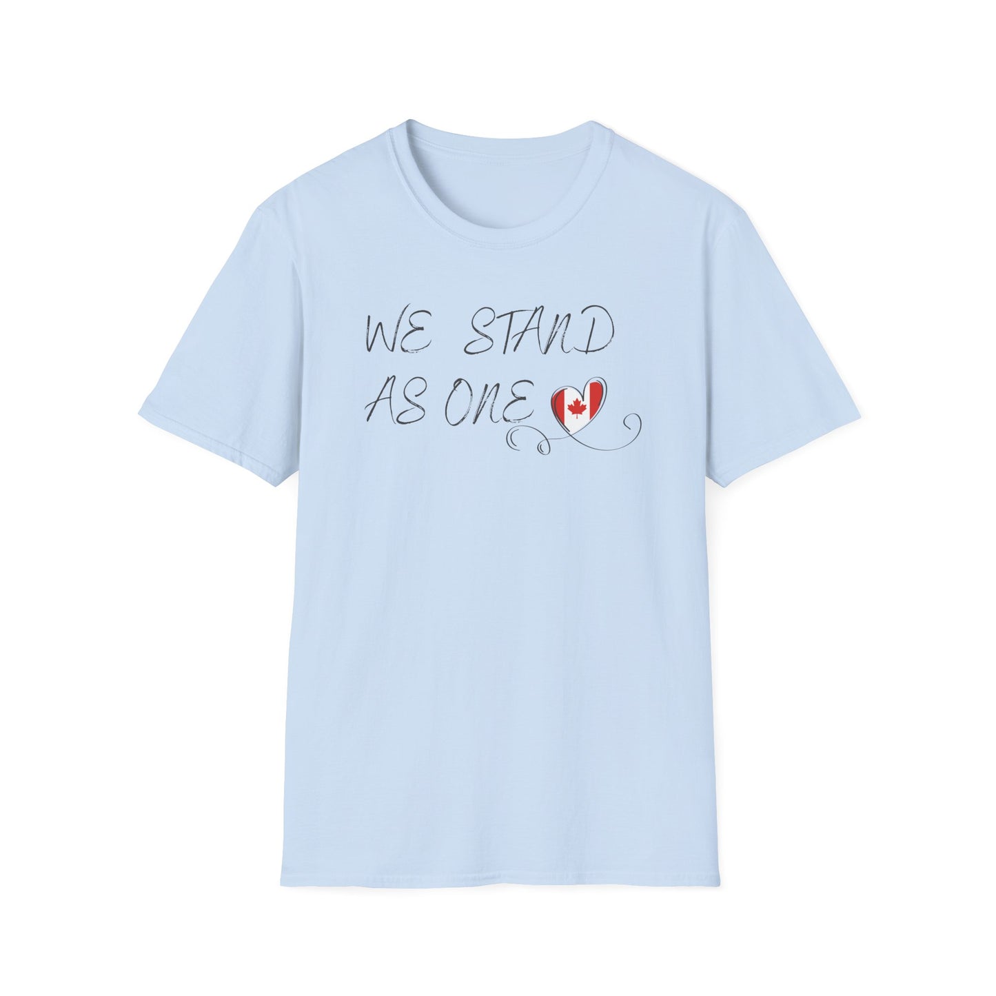 CANADA "We Stand As One" unisex adult T-Shirt