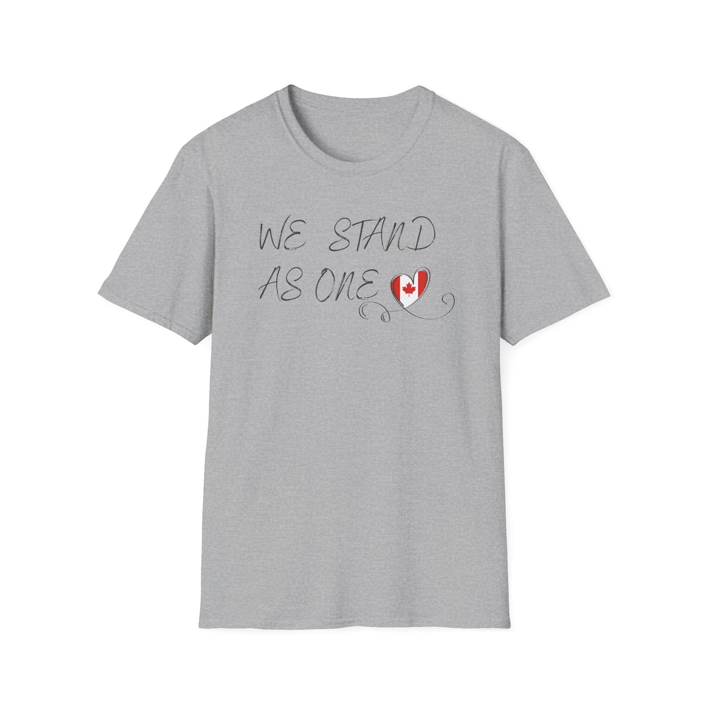 CANADA "We Stand As One" unisex adult T-Shirt