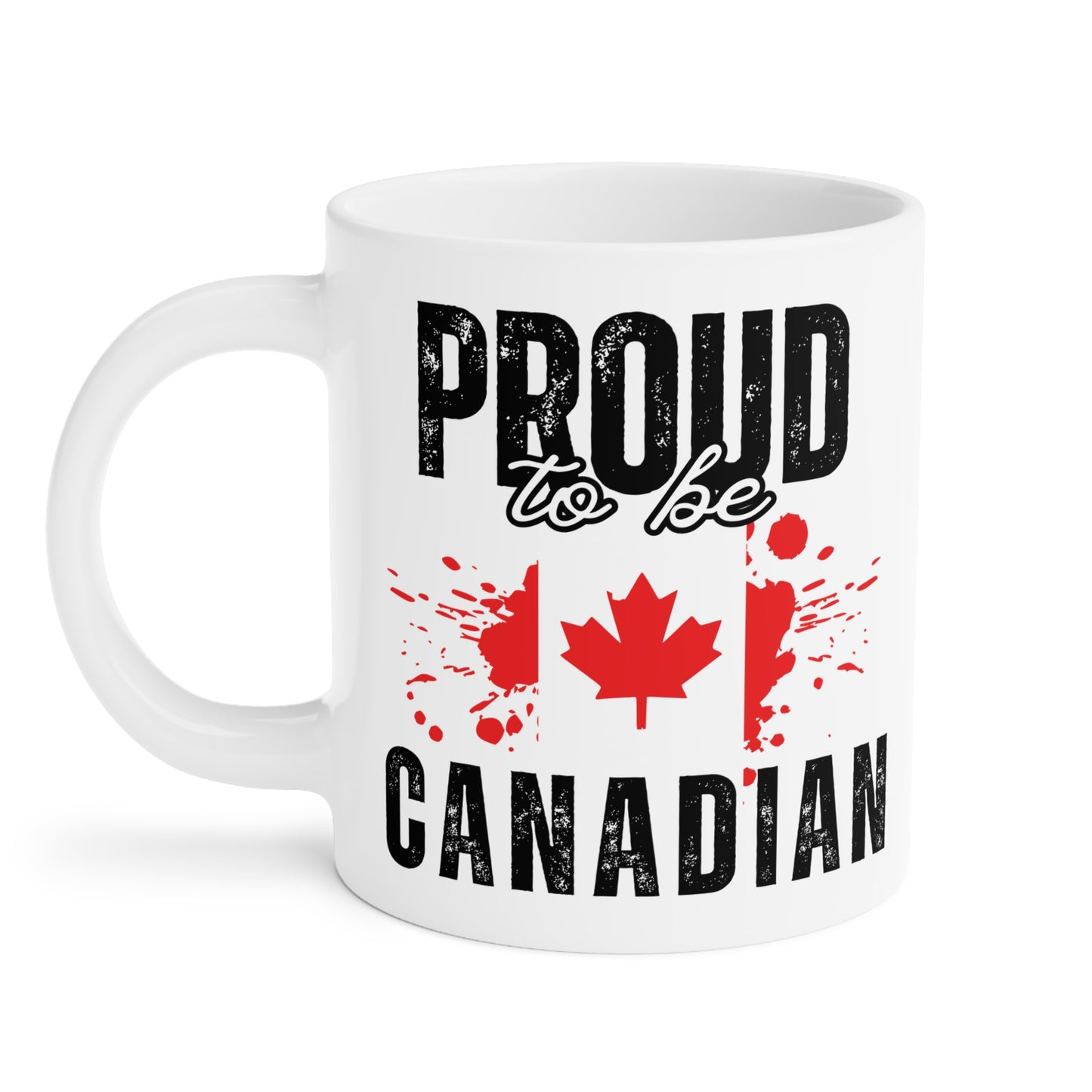 "Proud to be Canadian" Ceramic Mug