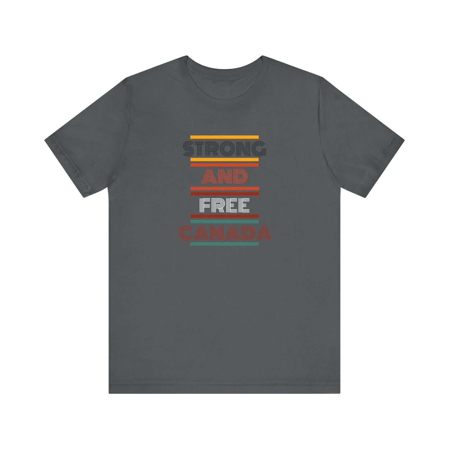 CANADA "Strong and Free Canada" unisex adult T-Shirt
