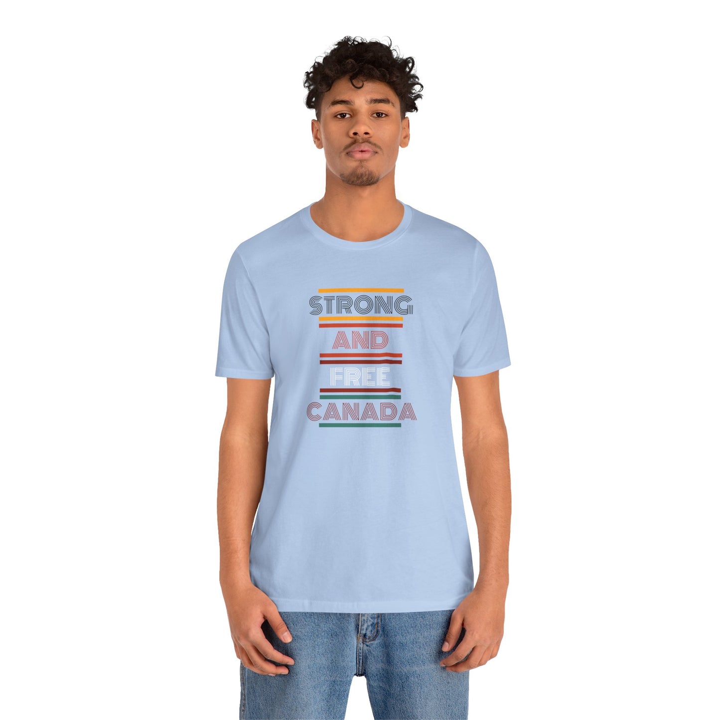CANADA "Strong and Free Canada" unisex adult T-Shirt