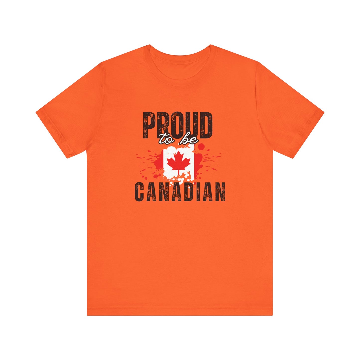 CANADA "Proud to Be Canadian" unisex adult T-Shirt