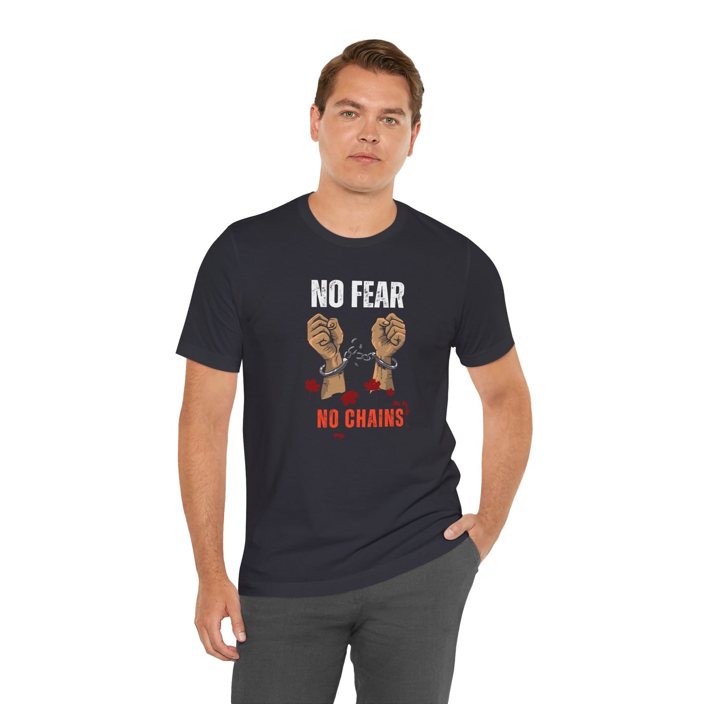 CANADA "No Fear, No Chains" unisex adult T-Shirt