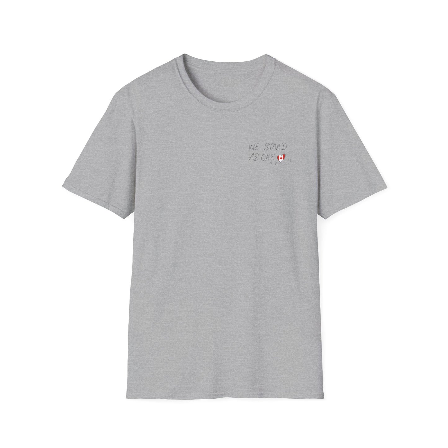 CANADA "We Stand As One" unisex adult T-Shirt
