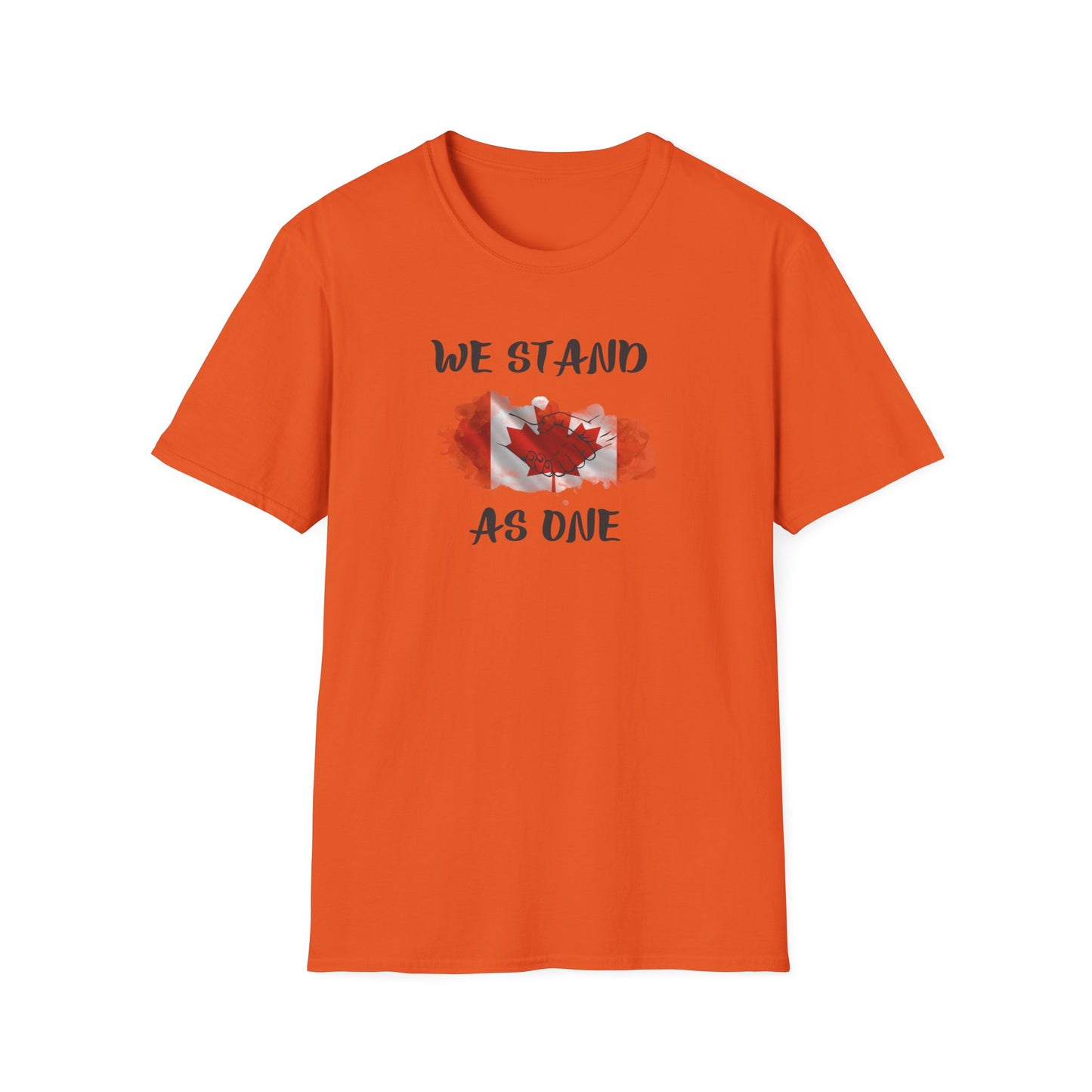 CANADA "We Stand As One " unisex adult T-Shirt