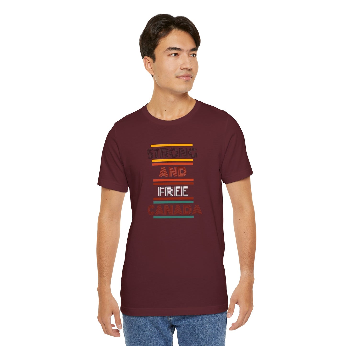 CANADA "Strong and Free Canada" unisex adult T-Shirt