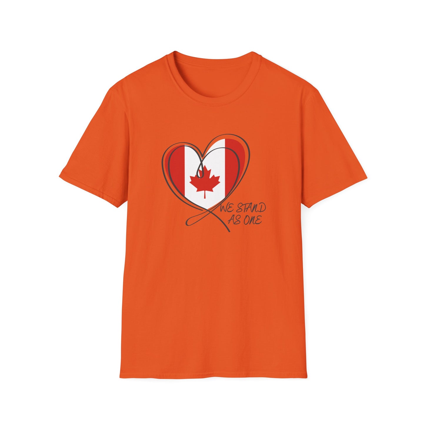 CANADA "We Stand As One" unisex adult T-Shirt