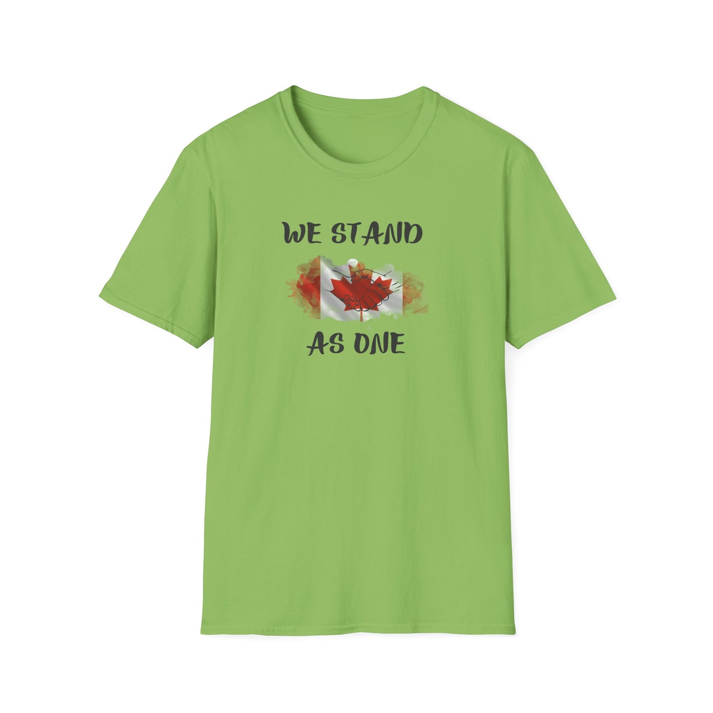 CANADA "We Stand As One " unisex adult T-Shirt