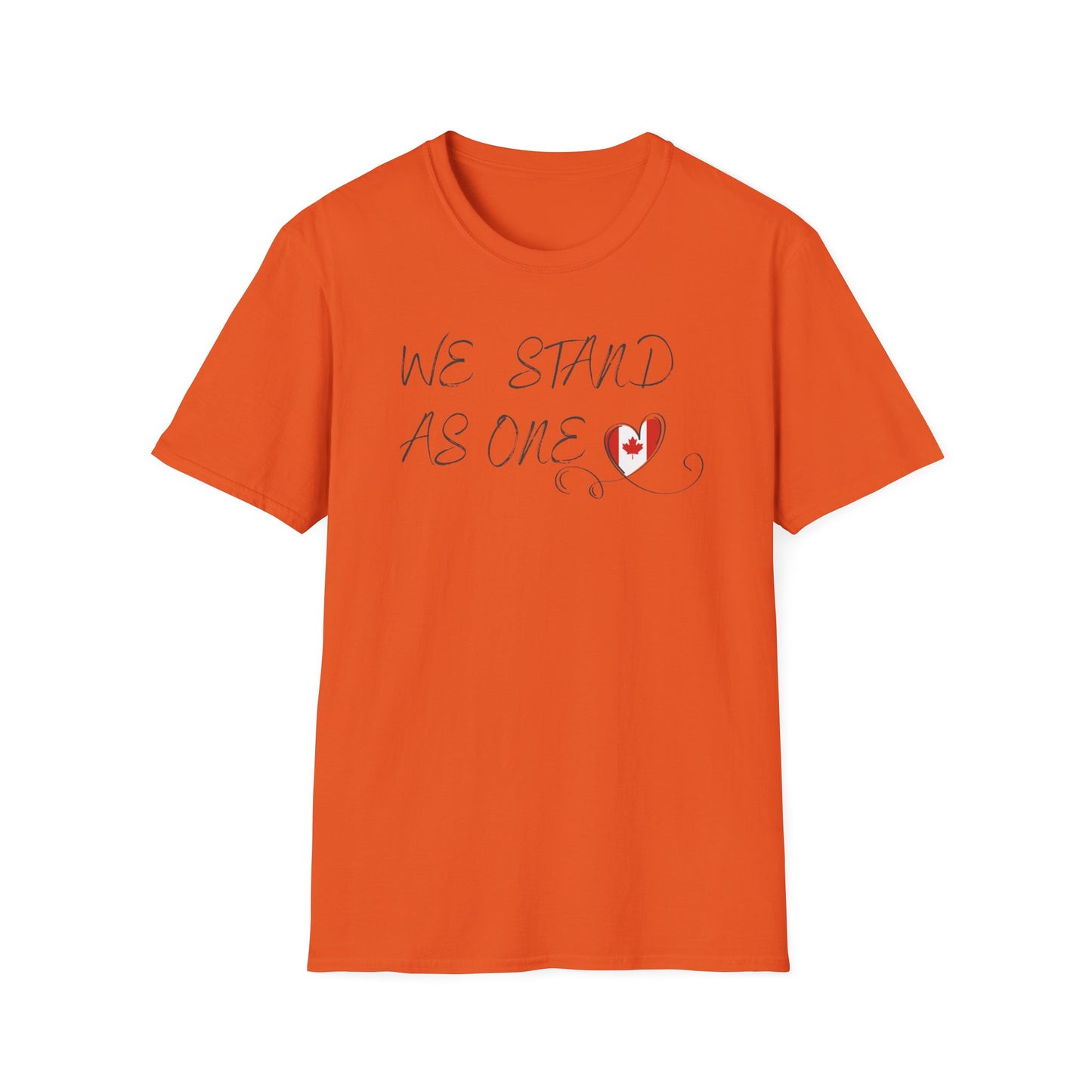 CANADA "We Stand As One" unisex adult T-Shirt