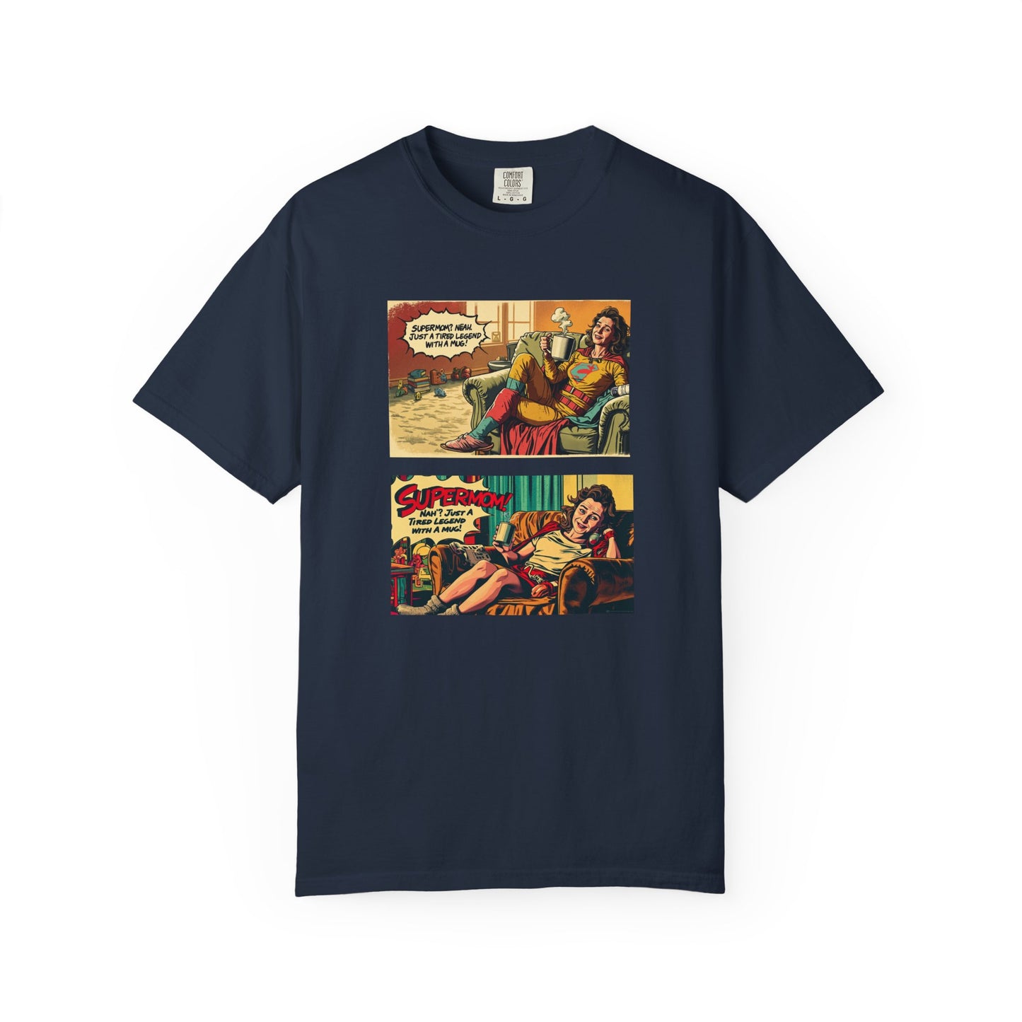 Supermom Comic T-Shirt – Retro Mother’s Day Gift for Mom