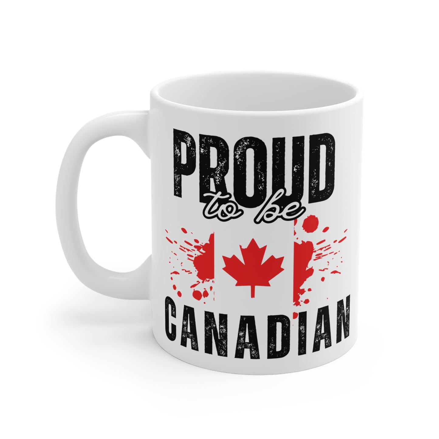 "Proud to be Canadian" Ceramic Mug