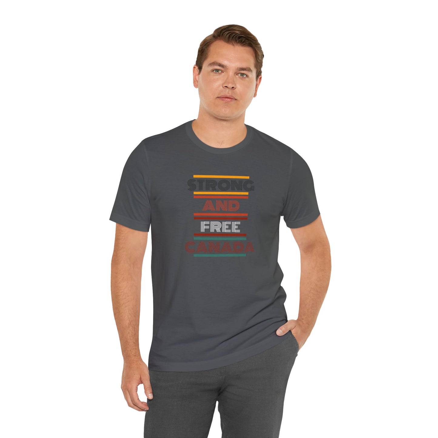 CANADA "Strong and Free Canada" unisex adult T-Shirt