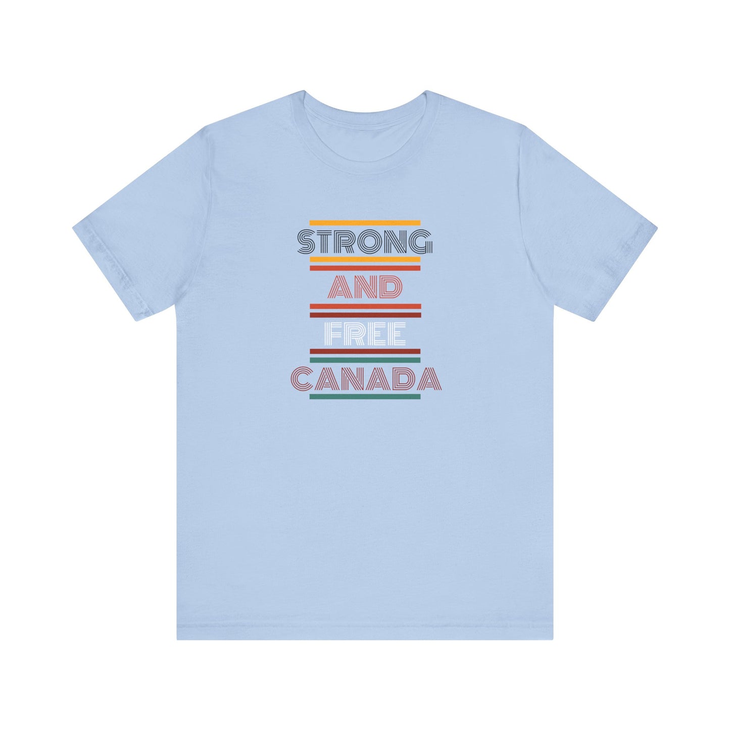 CANADA "Strong and Free Canada" unisex adult T-Shirt