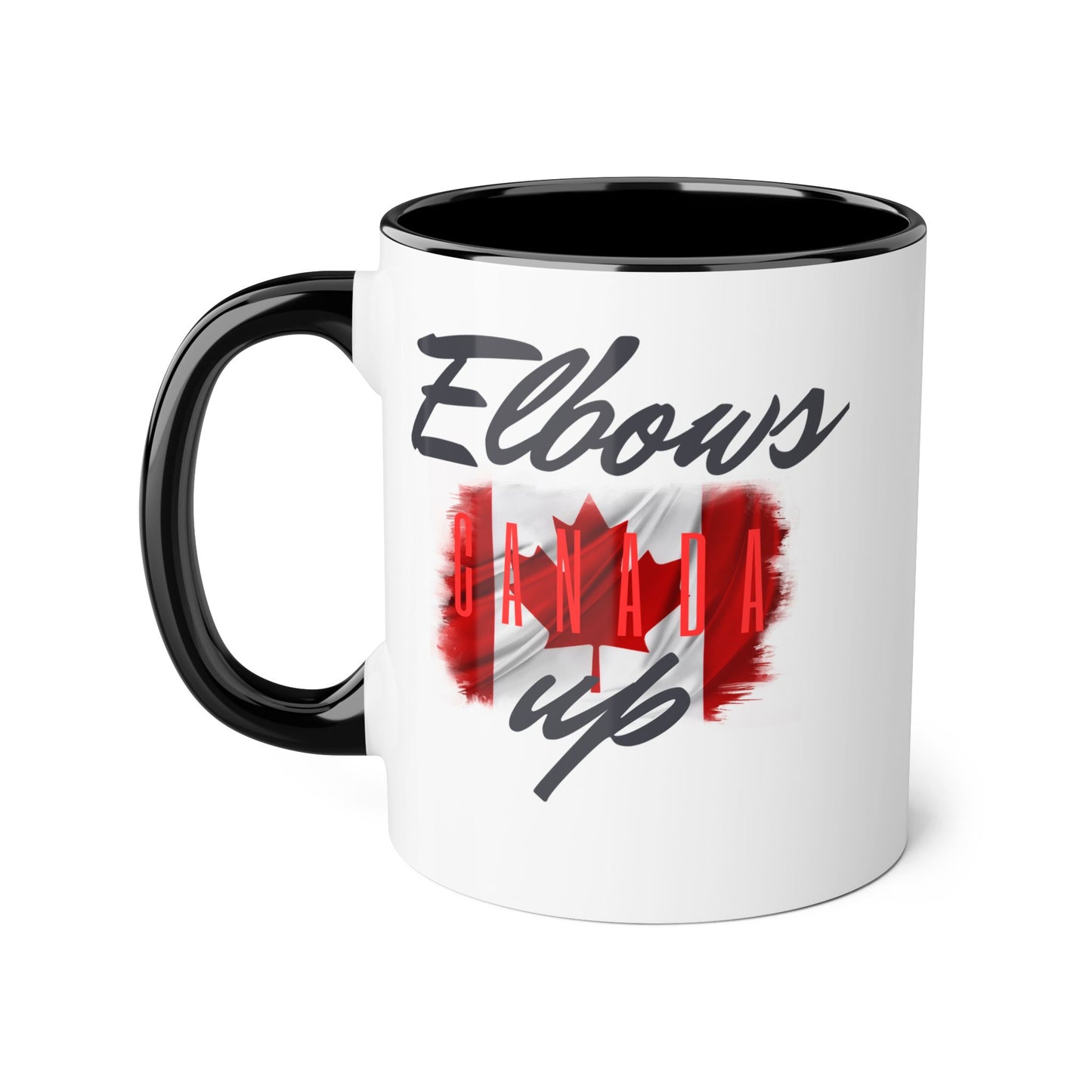 "Canada Elbows Up" Ceramic Coffee Cup