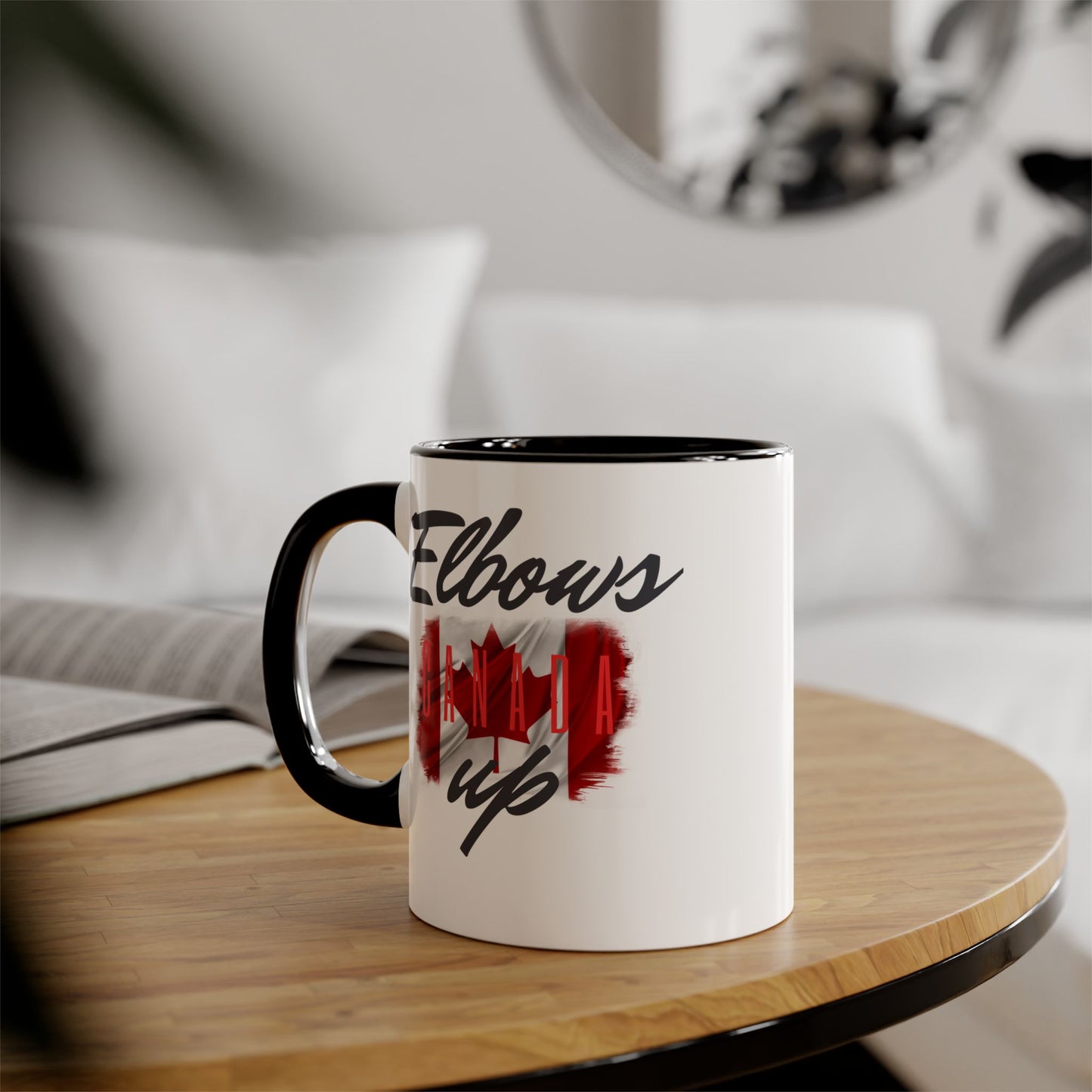 "Canada Elbows Up" Ceramic Coffee Cup