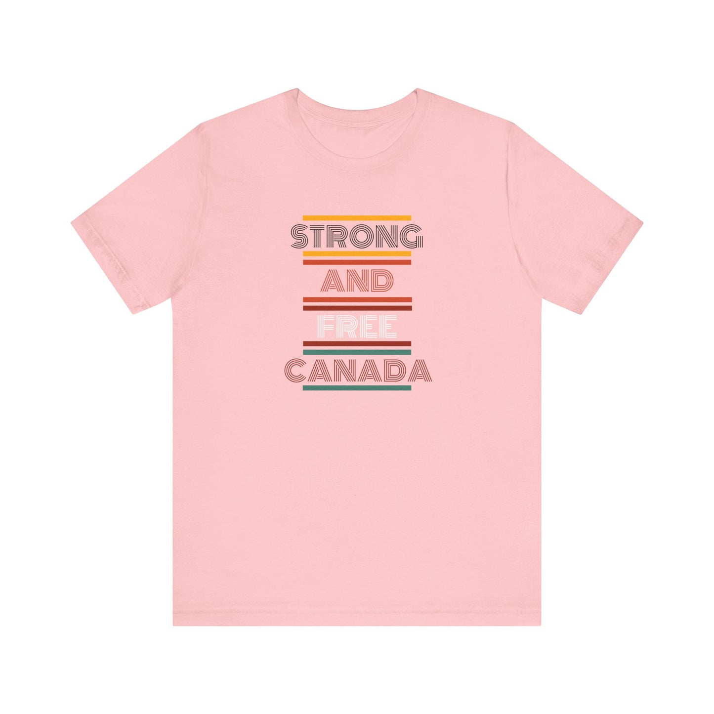 CANADA "Strong and Free Canada" unisex adult T-Shirt