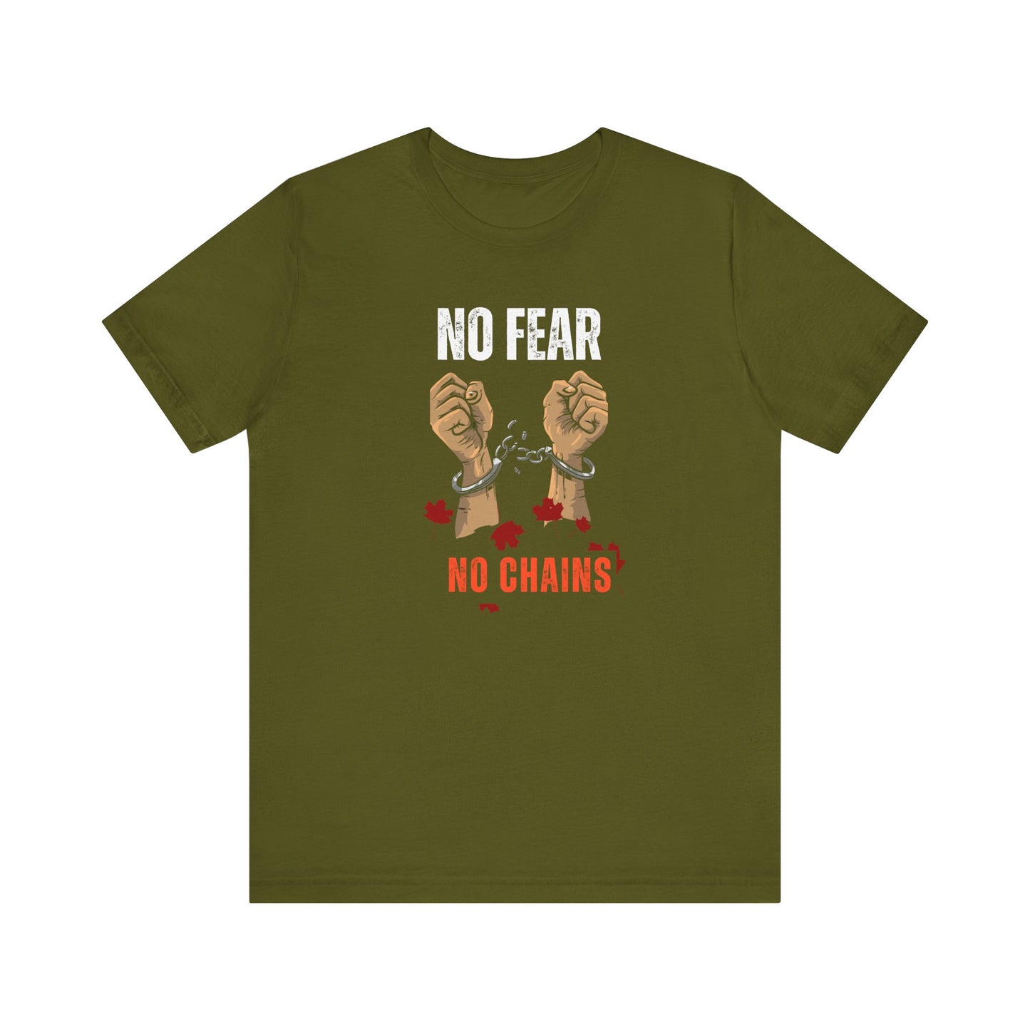 CANADA "No Fear, No Chains" unisex adult T-Shirt