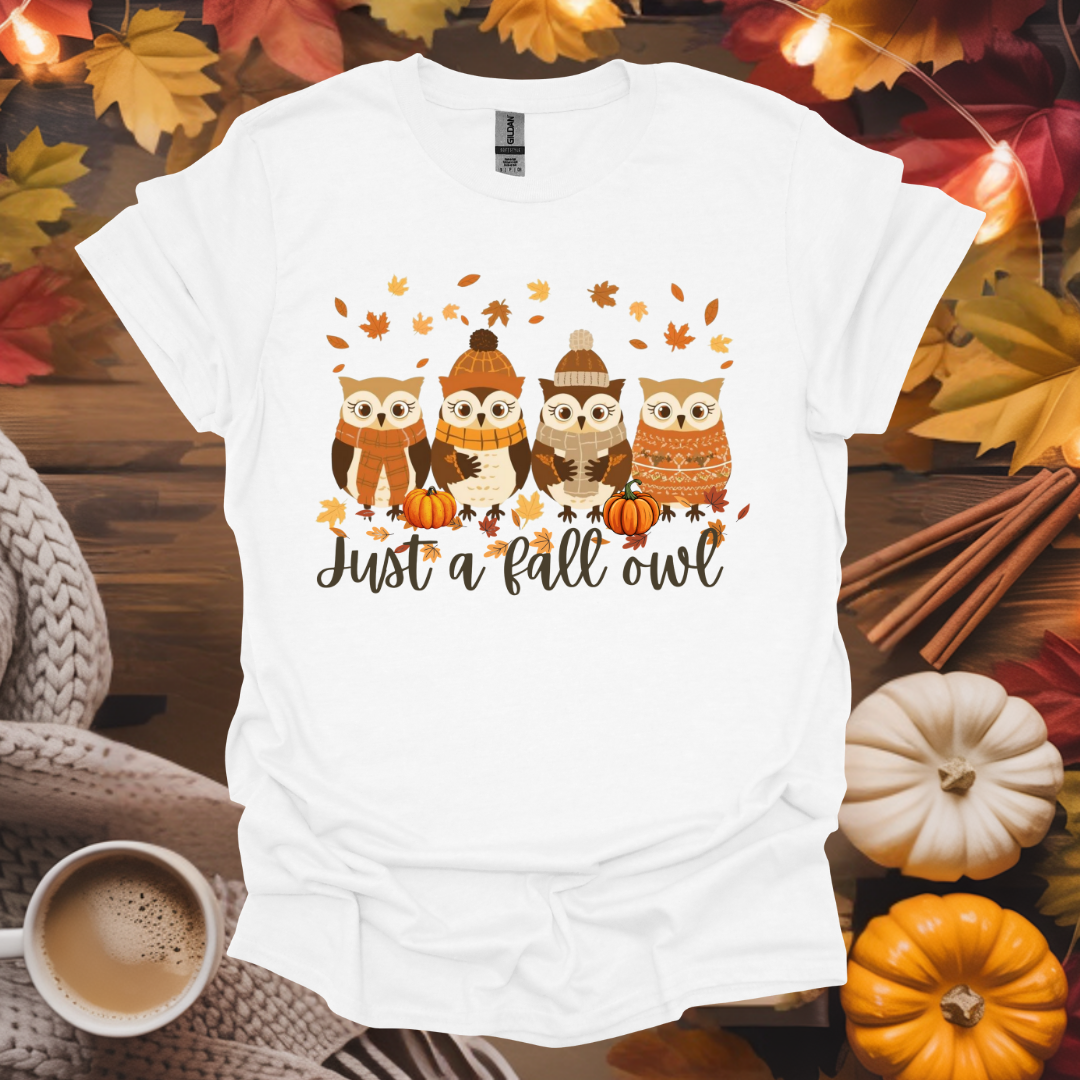 Just a Fall Owl T-Shirt
