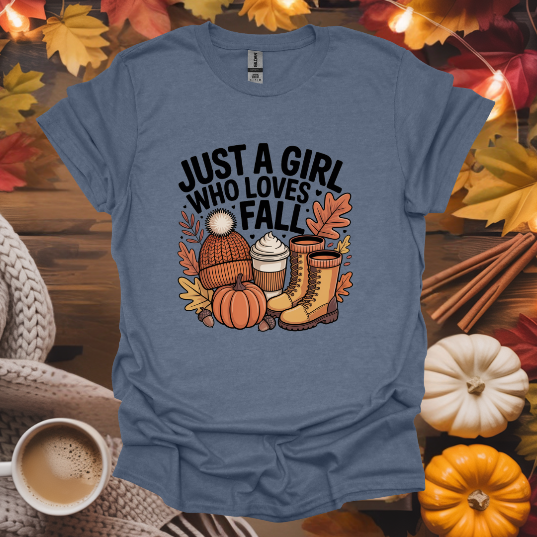 Just a Girl Who Loves Fall T-Shirt