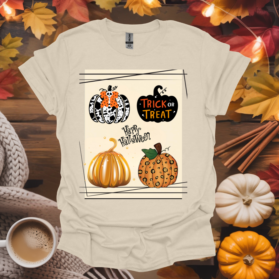 Happy Halloween Pumpkins T-Shirt
