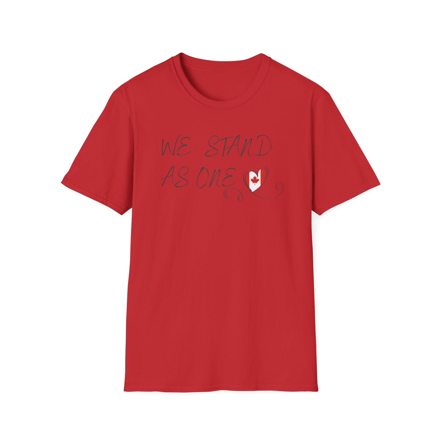 CANADA "We Stand As One" unisex adult T-Shirt