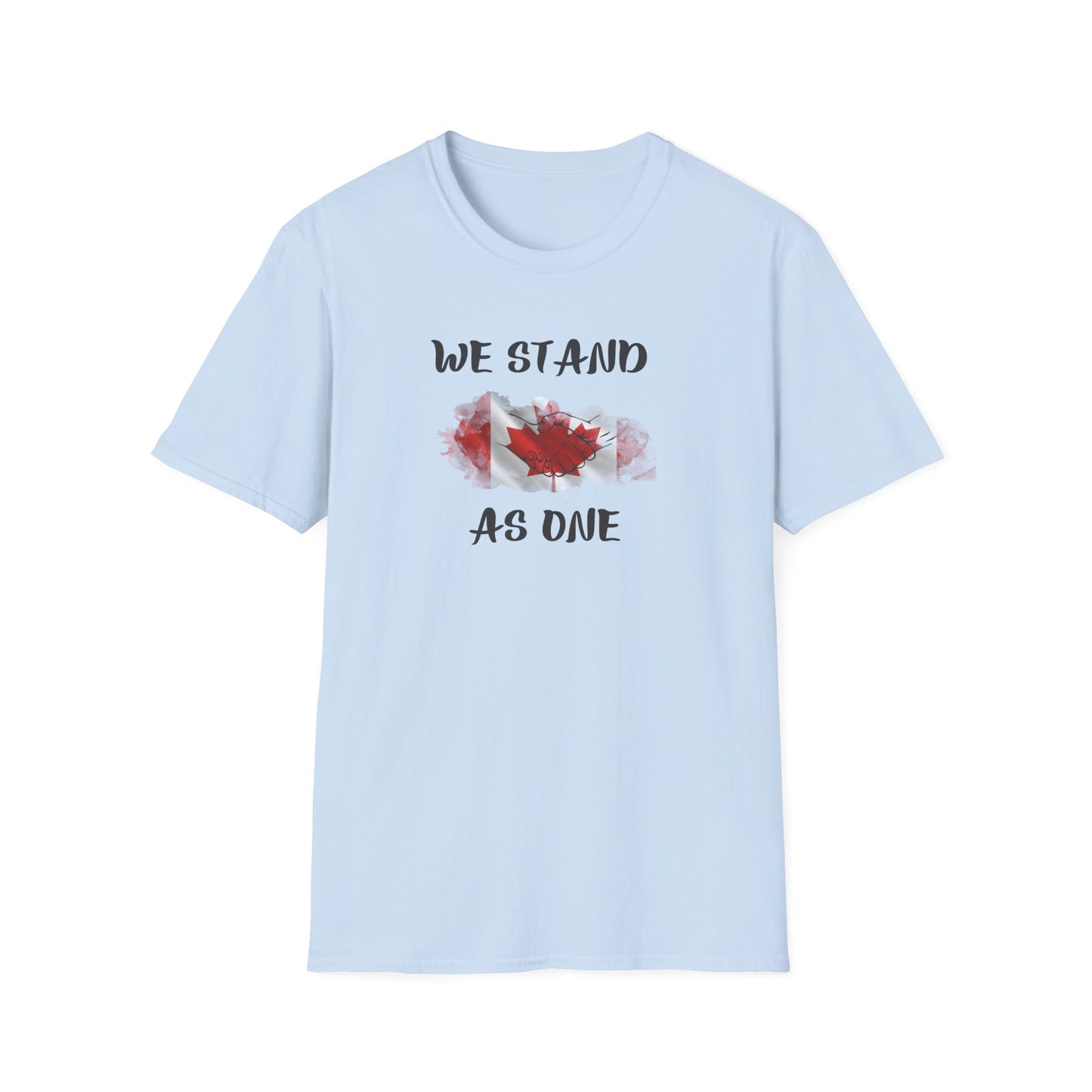CANADA "We Stand As One " unisex adult T-Shirt