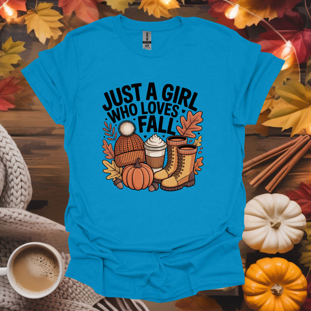 Just a Girl Who Loves Fall T-Shirt