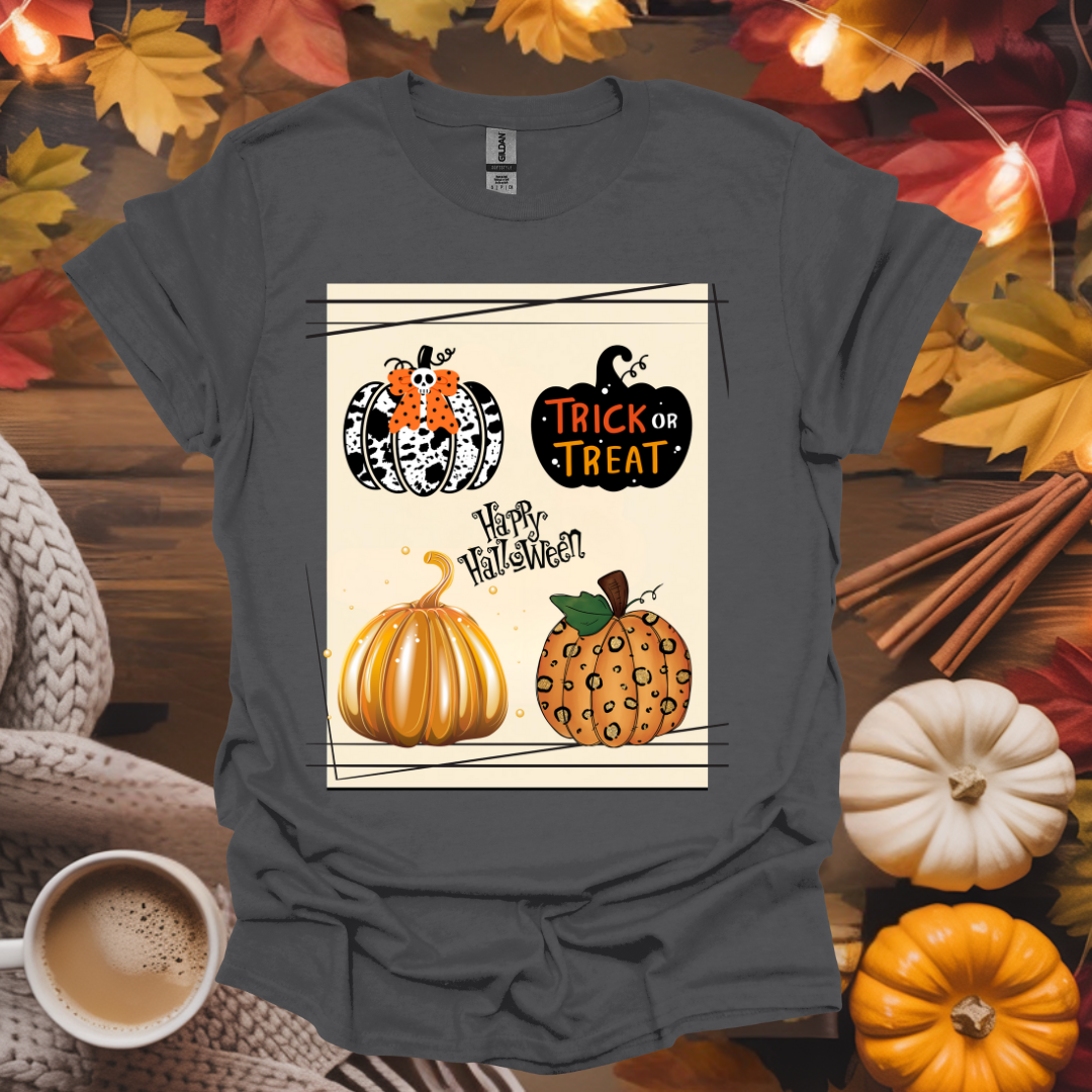 Happy Halloween Pumpkins T-Shirt