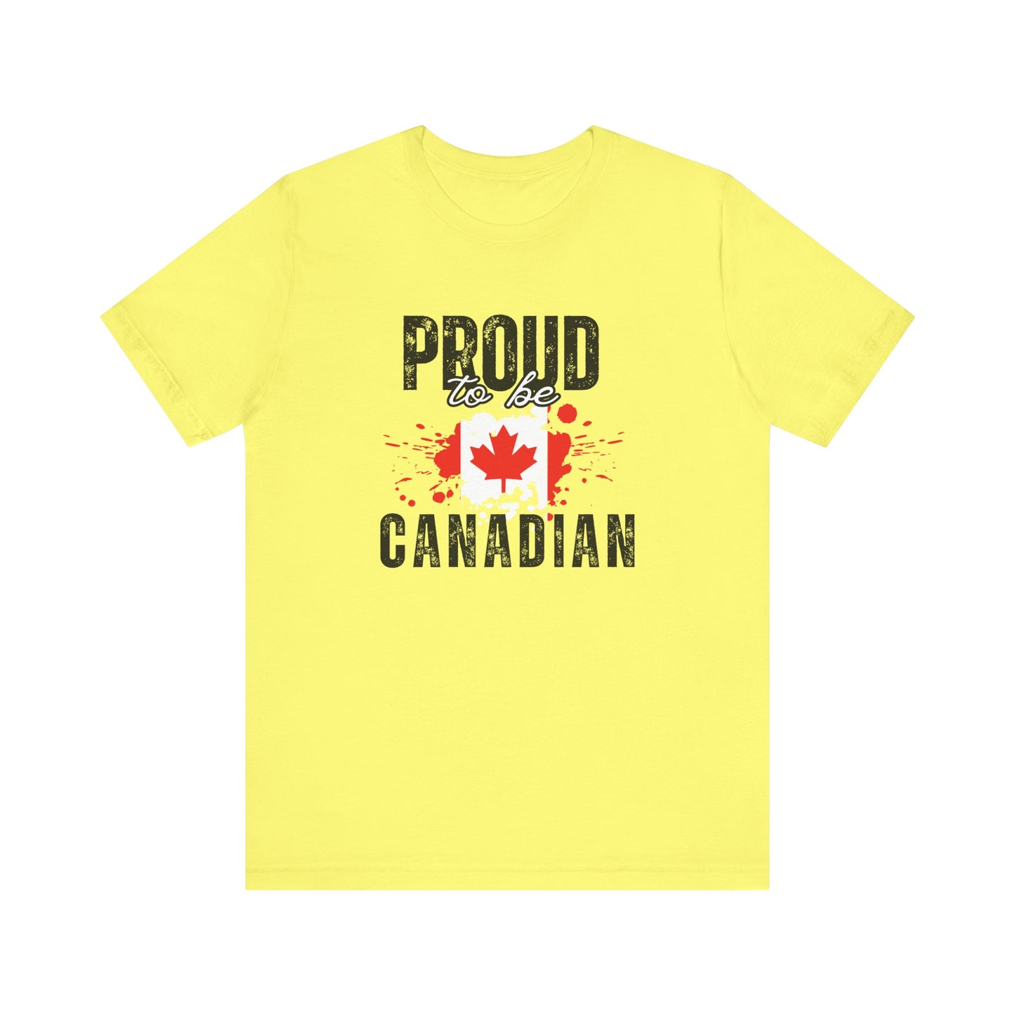 CANADA "Proud to Be Canadian" unisex adult T-Shirt