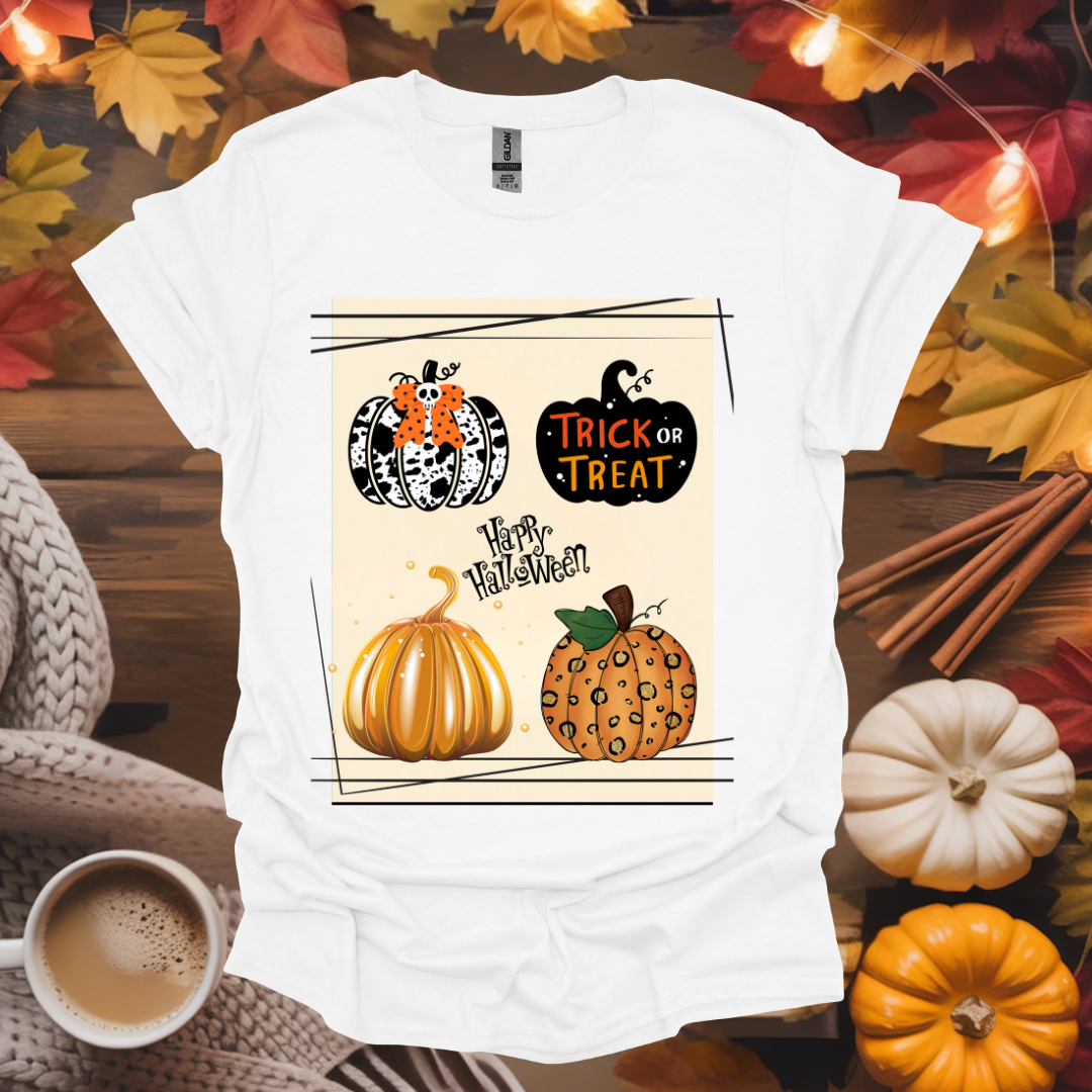Happy Halloween Pumpkins T-Shirt