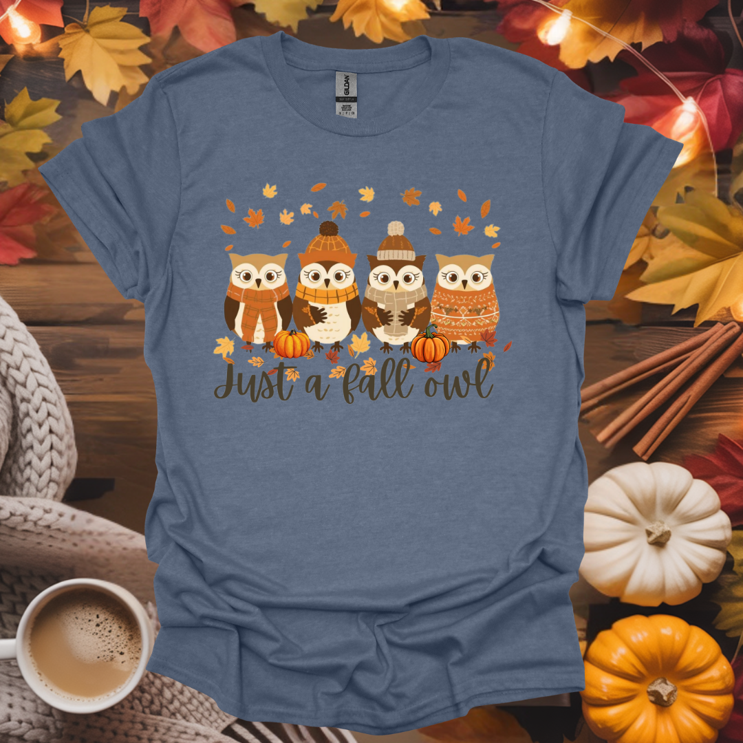Just a Fall Owl T-Shirt