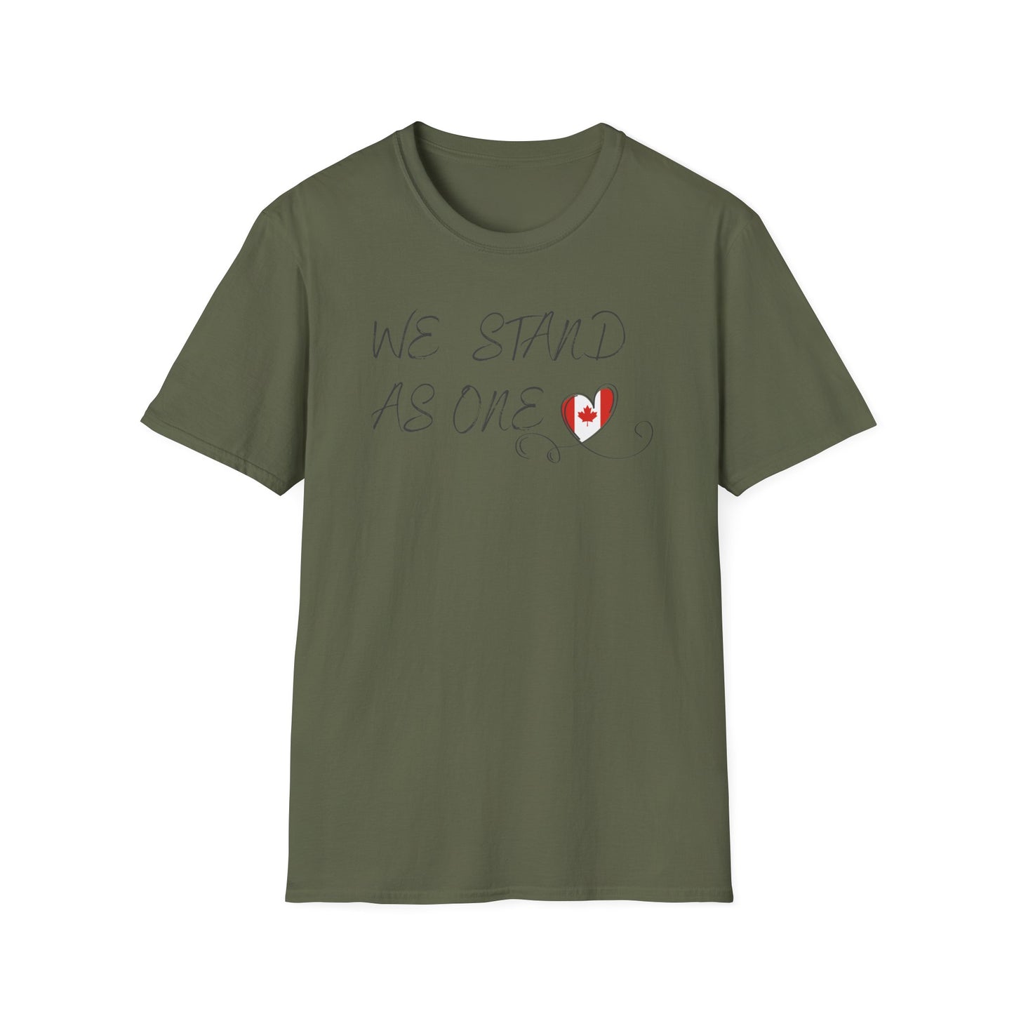 CANADA "We Stand As One" unisex adult T-Shirt