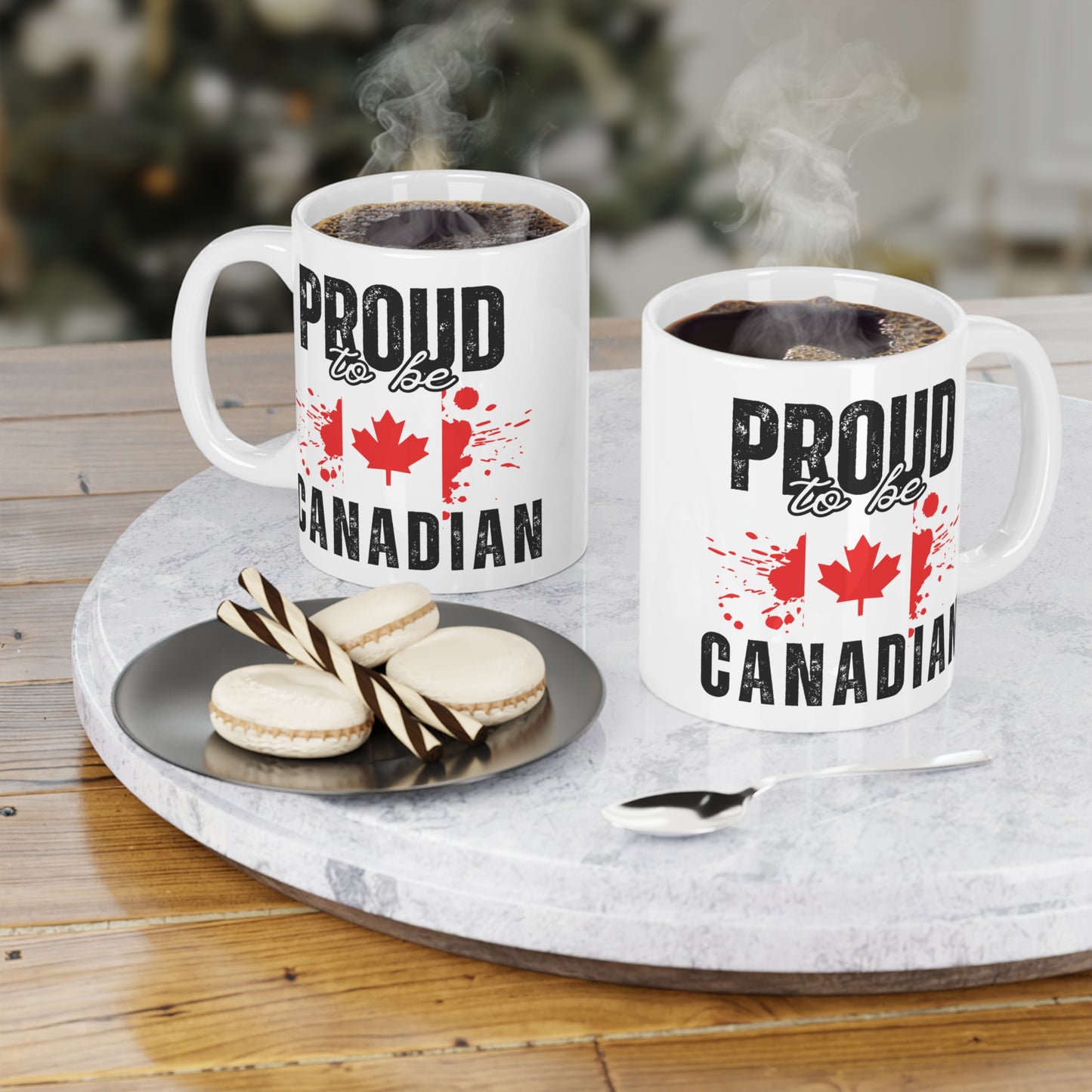 "Proud to be Canadian" Ceramic Mug
