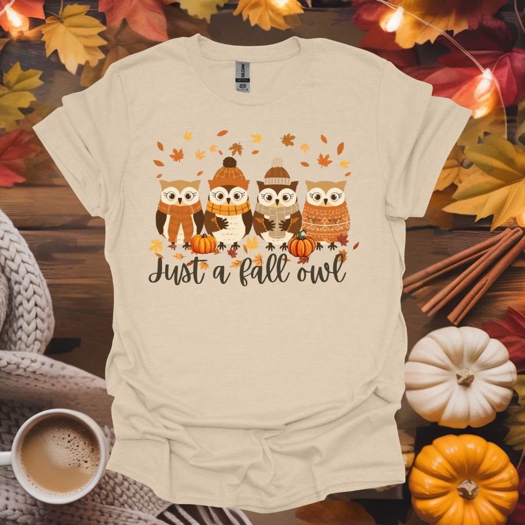 Just a Fall Owl T-Shirt