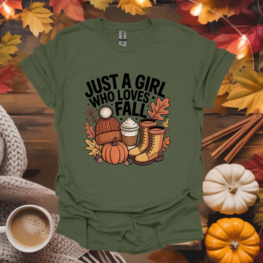 Just a Girl Who Loves Fall T-Shirt