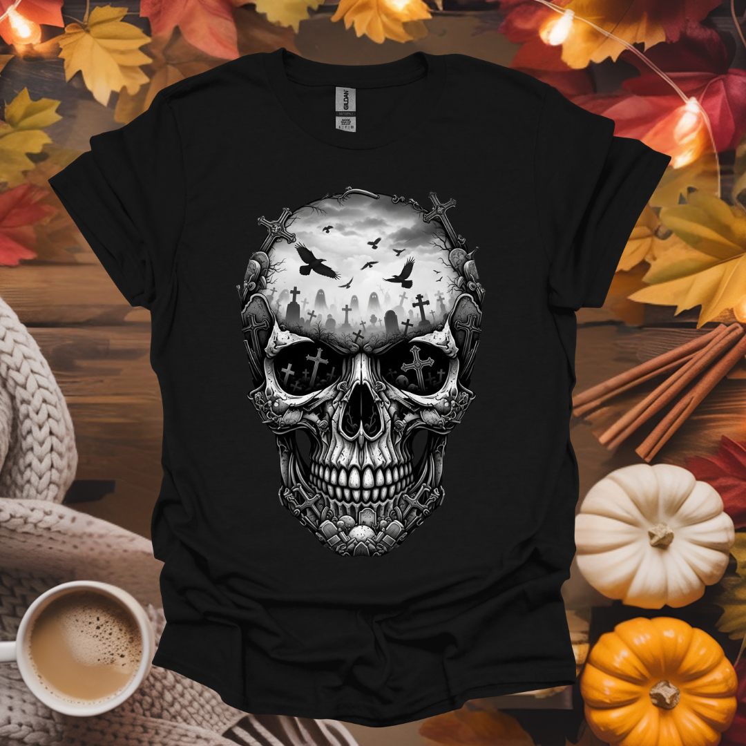 Cemetery Skull T-Shirt