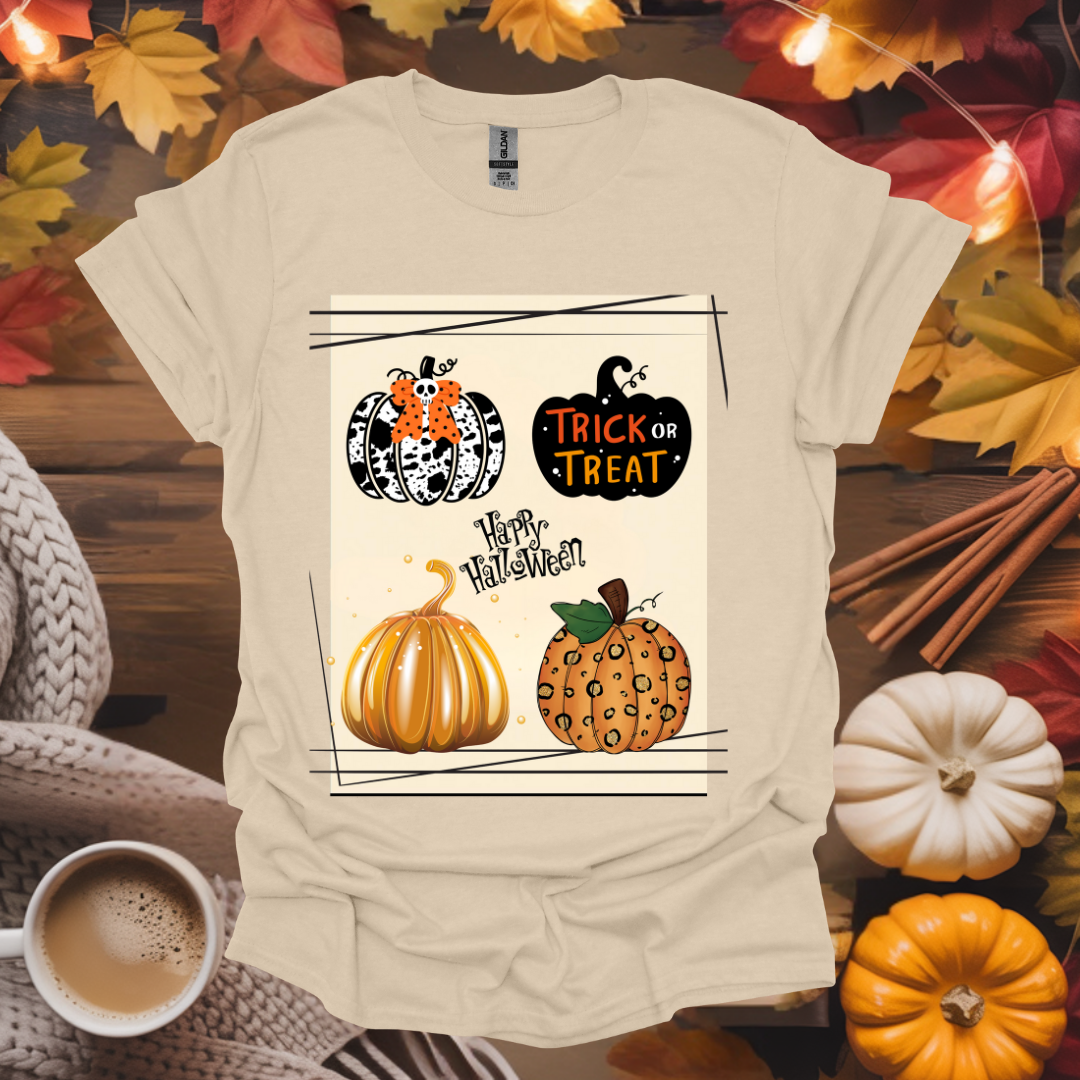 Happy Halloween Pumpkins T-Shirt