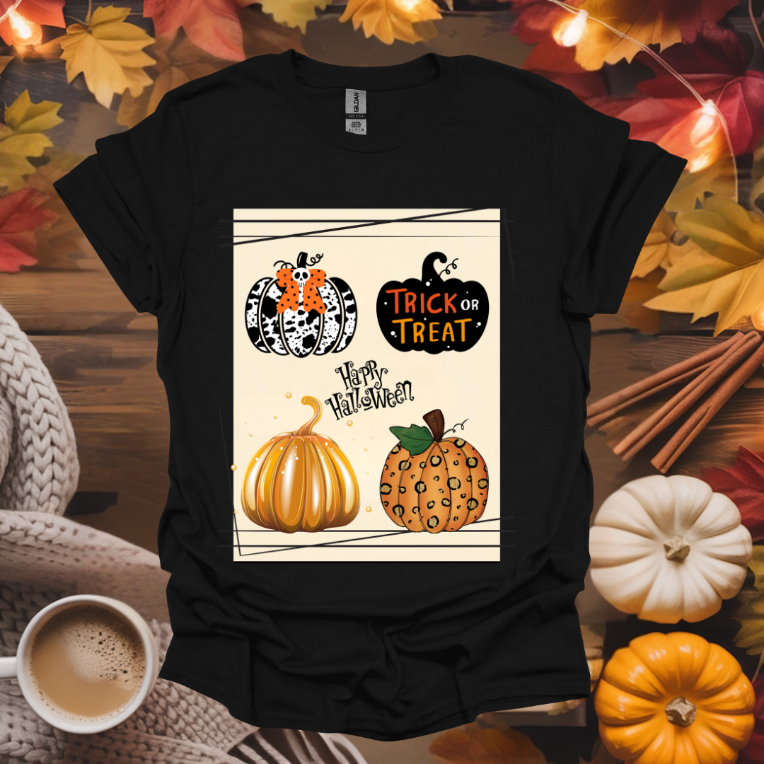 Happy Halloween Pumpkins T-Shirt