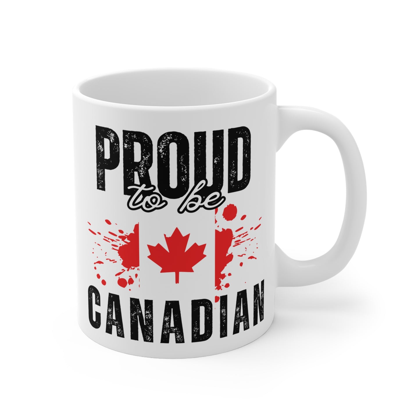 "Proud to be Canadian" Ceramic Mug