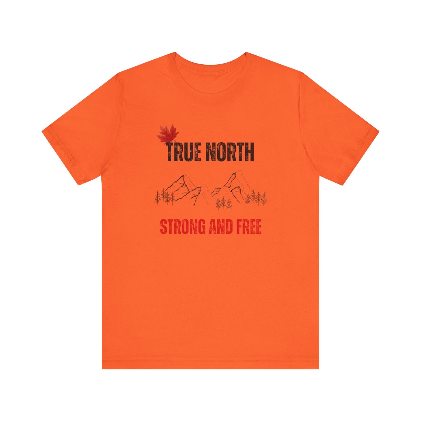 "True North Strong and Free" t-shirt