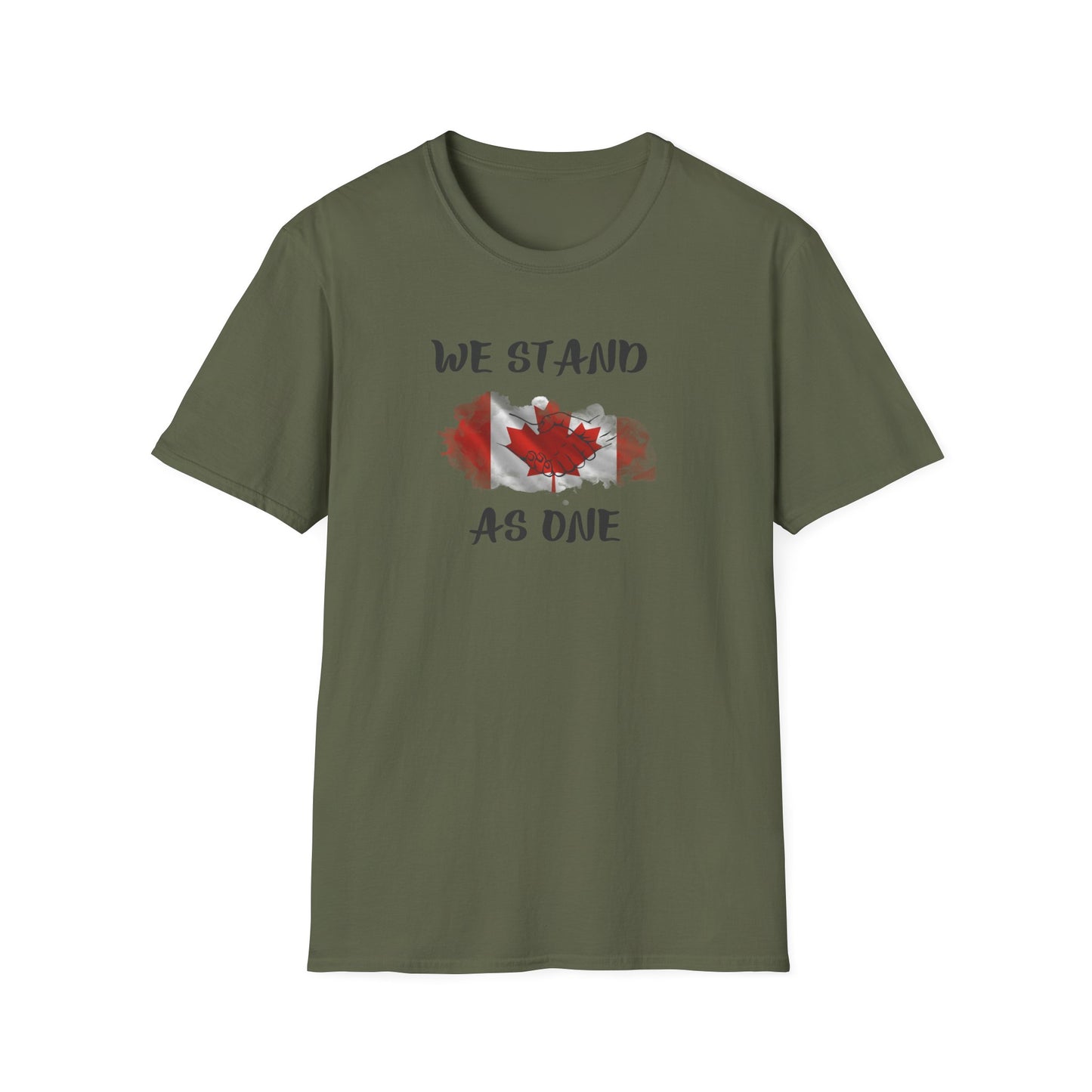 CANADA "We Stand As One " unisex adult T-Shirt
