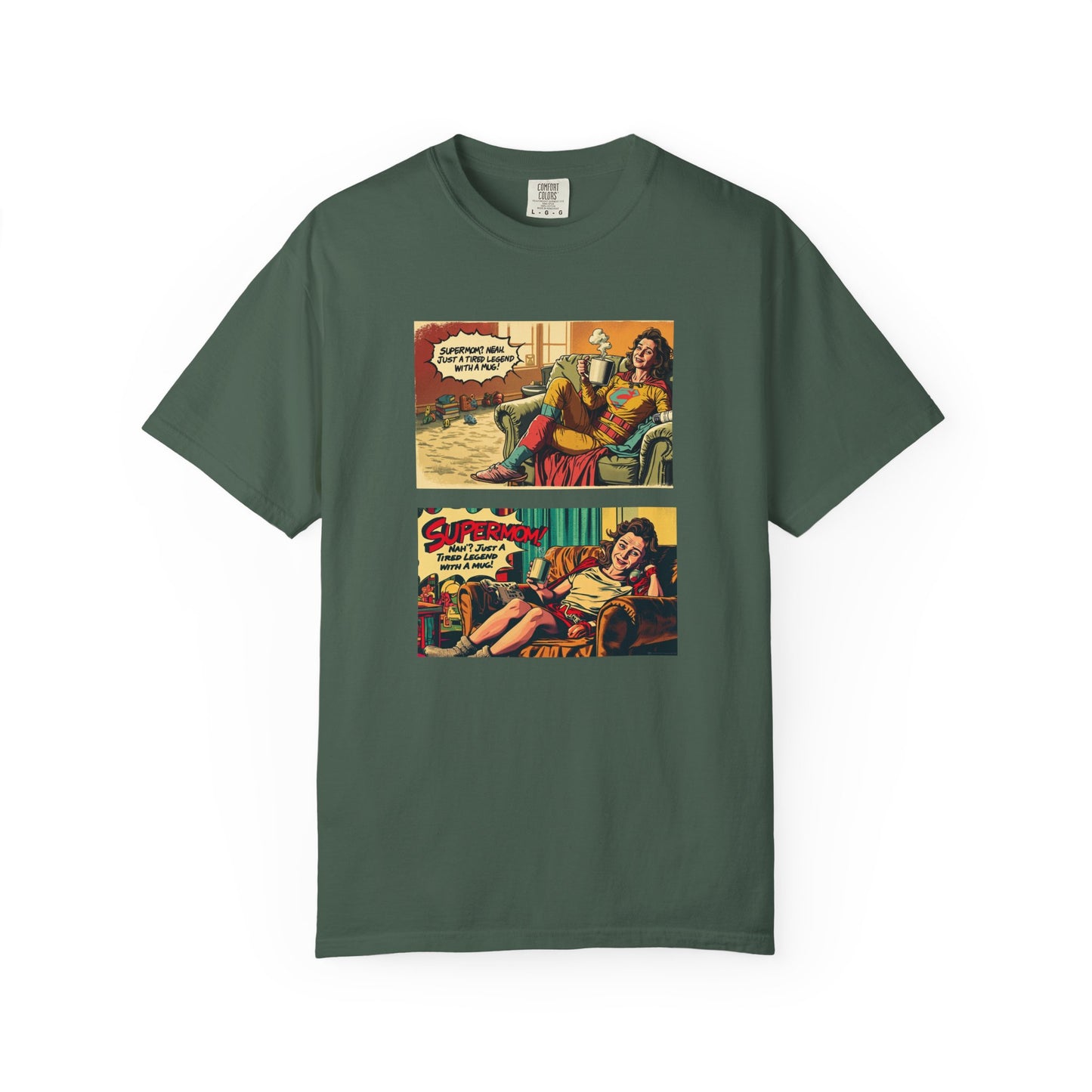 Supermom Comic T-Shirt – Retro Mother’s Day Gift for Mom