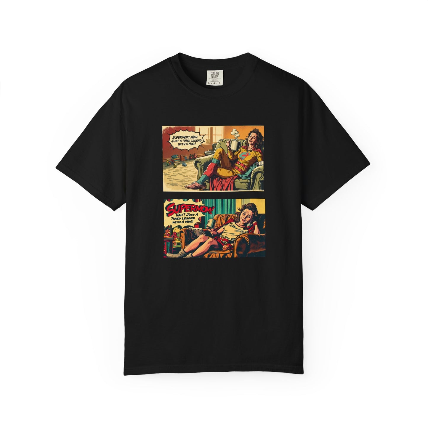 Supermom Comic T-Shirt – Retro Mother’s Day Gift for Mom