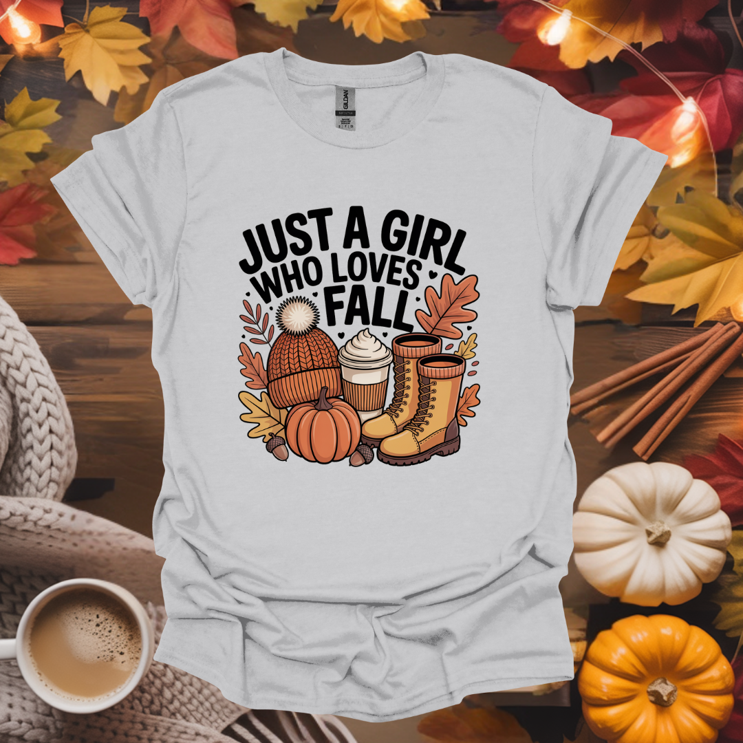 Just a Girl Who Loves Fall T-Shirt