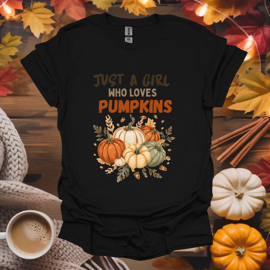 Just a Girl Who Loves Pumpkins T-Shirt