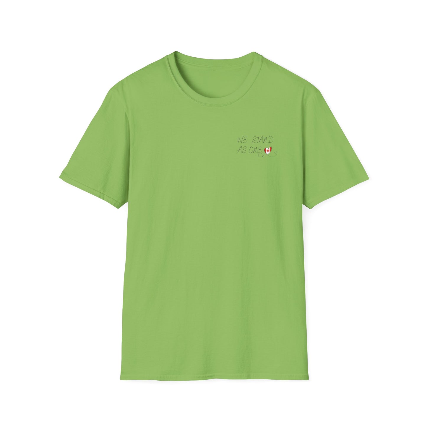 CANADA "We Stand As One" unisex adult T-Shirt